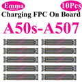 10pcs USB Charger Charging Port On Board FPC Connector For Samsung A10 A20s A50s A30s 40 A70 A10s M12 M14 M15 M16 Plug 78 Pin