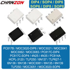 Pc817 Pc817B Pc817C 6N137 Tlp250 Tlp627 4N35 4N25 6N136 6N138 Moc3041 Moc3020 Moc3021 Hcpl3120 Moc3083 Hcpl 3120 817 Optocoupler