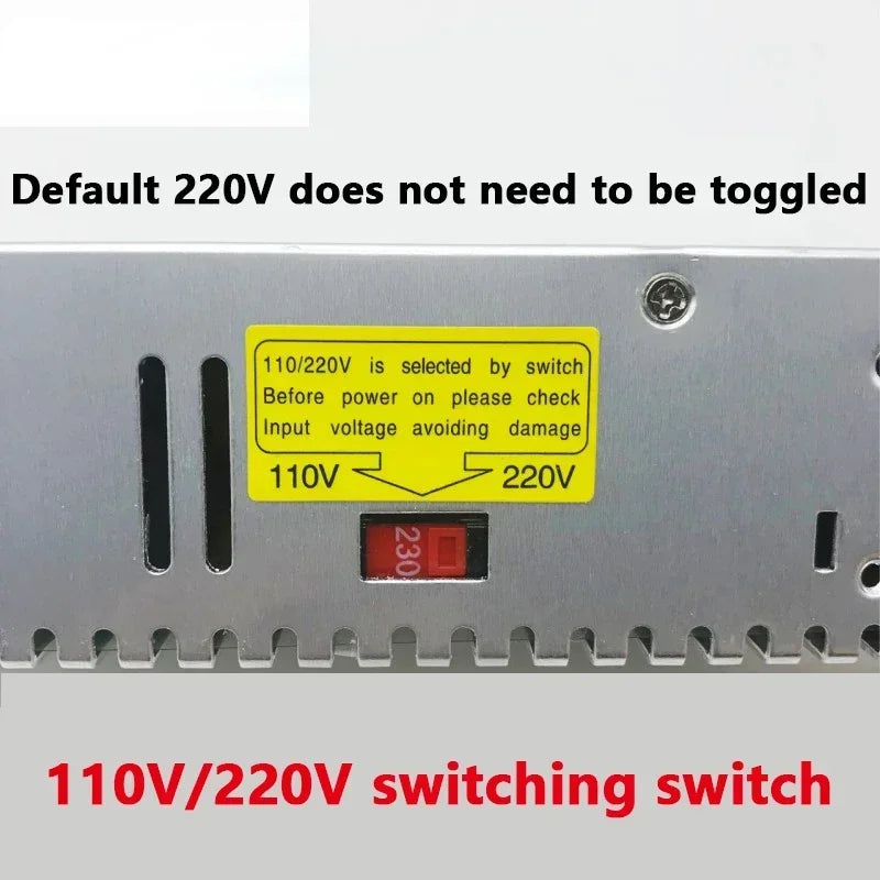AC-DC 5V-220V Digital Adjustable Voltage Regulated Power Supply 300W-480W Switching Power Supply Transformer Power Adapter