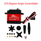 TD-8135MG Digital Servo Motor 35KG 180/270/360 Degree Waterproof Large Torque Angle Controllable 25T Metal Arm RC Cars Aircraft