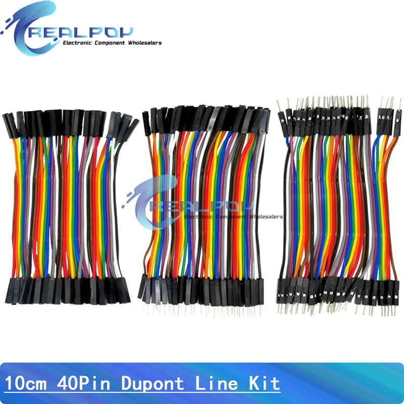 40PIN Dupont Line Male To Male Female To Female Male To Female Jumper Wire Cable 10cm 15cm 20cm 30cm 40cm for Arduino DIY KIT