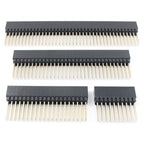 5pcs 2.54mm Pitch PC104 20 40 64 80 Pin 2x10 2x20 2x32 2x40 Long Double Row Straight Female Header Socket Connector For Arduino