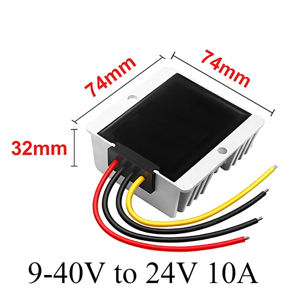 9-40V 12V 24V 36V to 24V 2A-30A Step-up/down DC Power Converter Car Voltage Stabilizer Boost Buck Module Solar Regulator