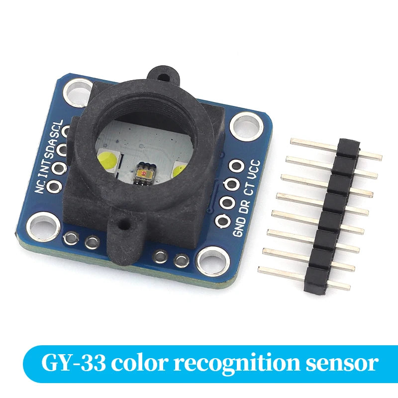 Stlxy TCS34725 Color Sensor Recognition TCS230 TCS3200 GY33 Recognition Sensor Module Replacement DIY Electronics