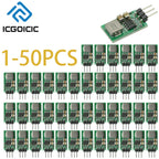 1-50pcs DC-DC Synchronous Rectifier Buck Converter Power Module 5.5V-32V Step-down 12V 24V 5V 1A Voltage Regulator LM7805
