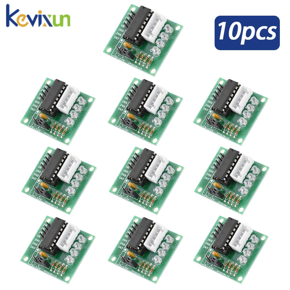 ULB2003 Module 5V DC Stepper Motor Driver Board for 8BYJ-48 28BYJ-48 4-Phase DIY Robot Projects with ULN2003 PIC MCU Control
