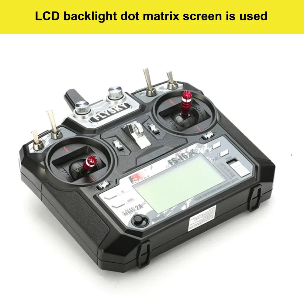 FLYSKY FS-i6X 10CH 2.4GHz RC Transmitter with iA6B iA10B Receiver for RC FPV Racing Drone