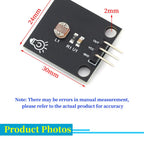 Stlxy Brightness Sensor Module Electronic Building Block Photoresistor Light Light Brightness Sensor Sensing Board For Arduino