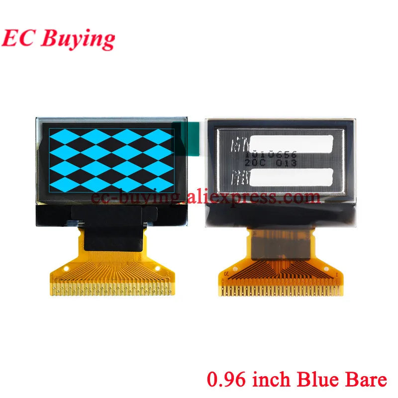 0.96 inch OLED IIC Serial White Display Module 128X64 I2C SSD1306 12864 LCD Screen Board GND VCC SCL SDA 0.96" for Arduino Black