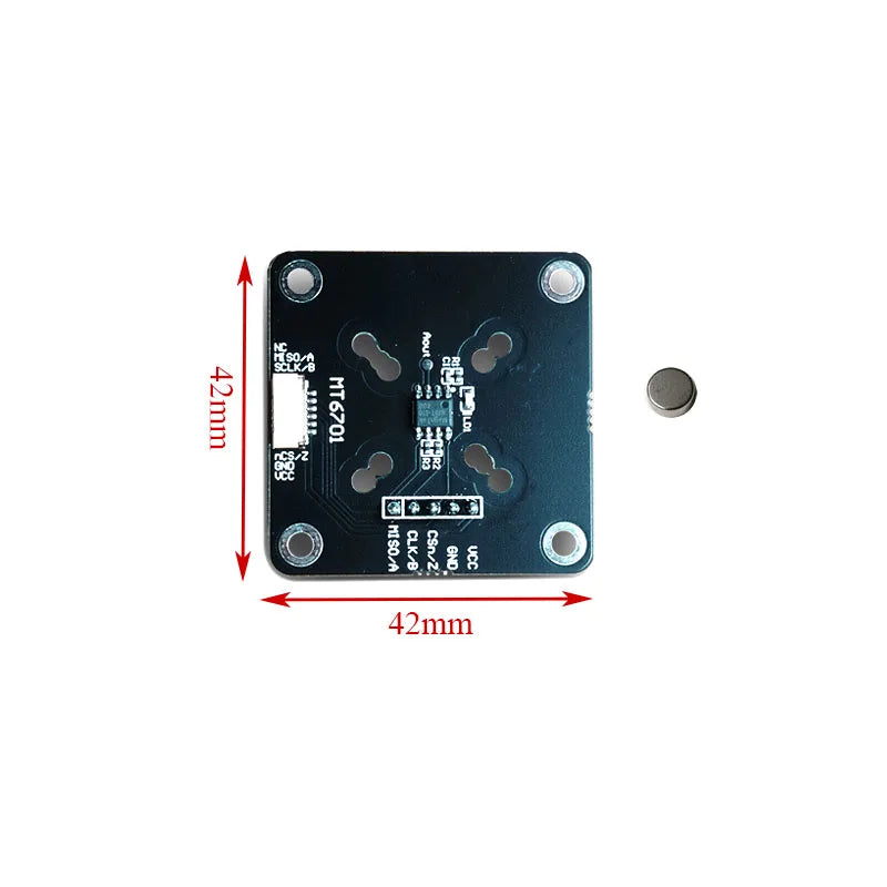 AS5600, AS5047P, MT6701, TLE5012B, MT6835 Programmable Magnetic Encoder Module Kit with Magnet