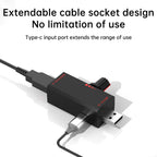5W DC5V2A Fan Speed Controller Induction Speed Controller with Switch USB Protection Type-C USB Laptop Cell Phone Cooling