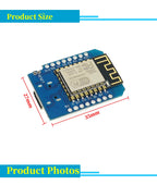 D1 mini - Mini NodeMcu 4M bytes Lua WIFI Internet of Things development board based ESP8266 for WeMos