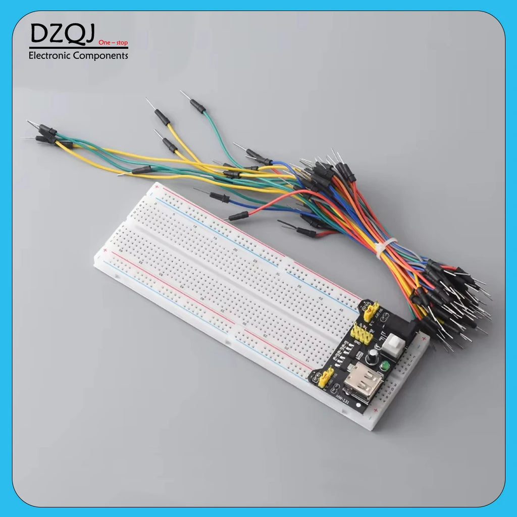 Solderless Breadboard 830 400 Point MB-102 SYB-170 Prototype Board Dupont Wire Jumper Kit for Arduino DIY Electronics