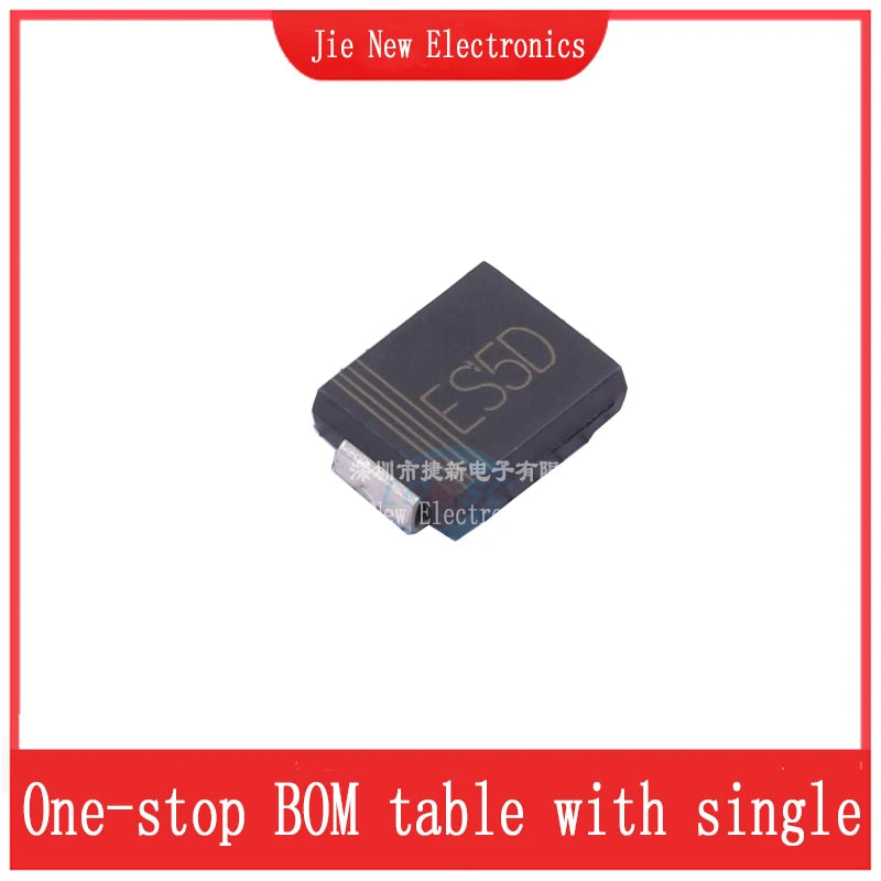 50PCS/LOT SMC DO-214AB ES5A ES5A ES5J ES3J RS5M  RS3M ES5D ES3D ES5G ES3G 3A 5A 200V 400V 600V 1000V 1KV SMD Fast Recovery Diode
