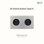 Avoir Matte Silver Vintage Toggle Switch Panel Brass Lever Switches Push Button Home Improvements Light Switches Dimmer Sockets
