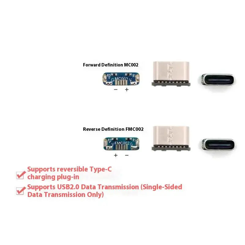 2/5pcs M85K USB Connector Type C USB 2.0 Data Transfer Data Power Adapter DIY Repair Adapte Modification Accessories