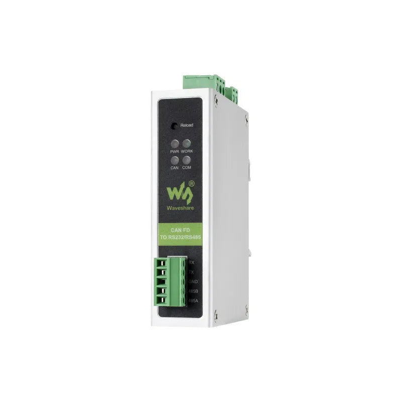 Waveshare CAN FD Protocol Converter, Supports 5 Data Conversion Modes, CAN FD To RS232/RS485 Bidirectional Data Communication
