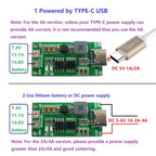 Type C BMS 2S 3S 4S 1A 2A 4A 18650 Lithium Battery Charger Board USB C Step-up Boost Module For Li-Po Polymer Power Bank