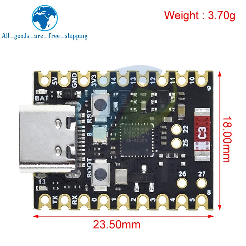 SuperMini ESP32-H2 Development Board Microcontroller Programming Learning Controller Core Board