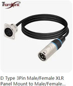 1pc Metal Round/D Type Module RJ45 CAT6&USB 2.0/3.0&Type C&HDMI-Jack Socket Through Network Panel Mounting Electronic Connector