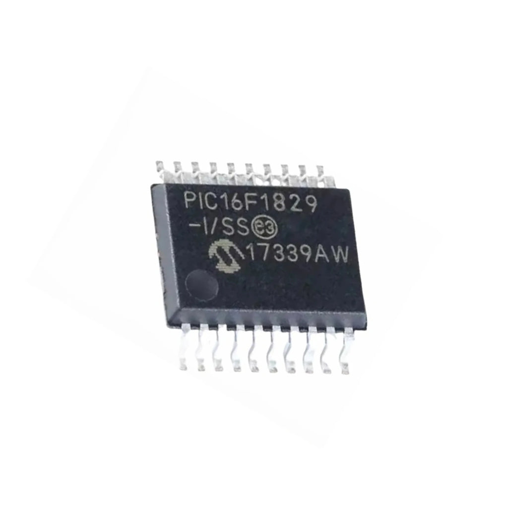 1/5/10/30/50/100Pcs Original Microchip PIC16F1829-I/SS SSOP20 Package 8 Bit PIC Microcontroller Integrated Circuit MCU Chip
