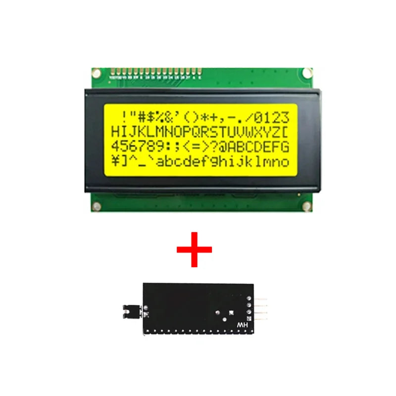 3.3V LCD Board 2004 20X4 2004A 20X4 Blue Or Yellow Screen LCD2004+IIC I2C Adpater Display LCM Module For 3D STM32 ARD DIY Board