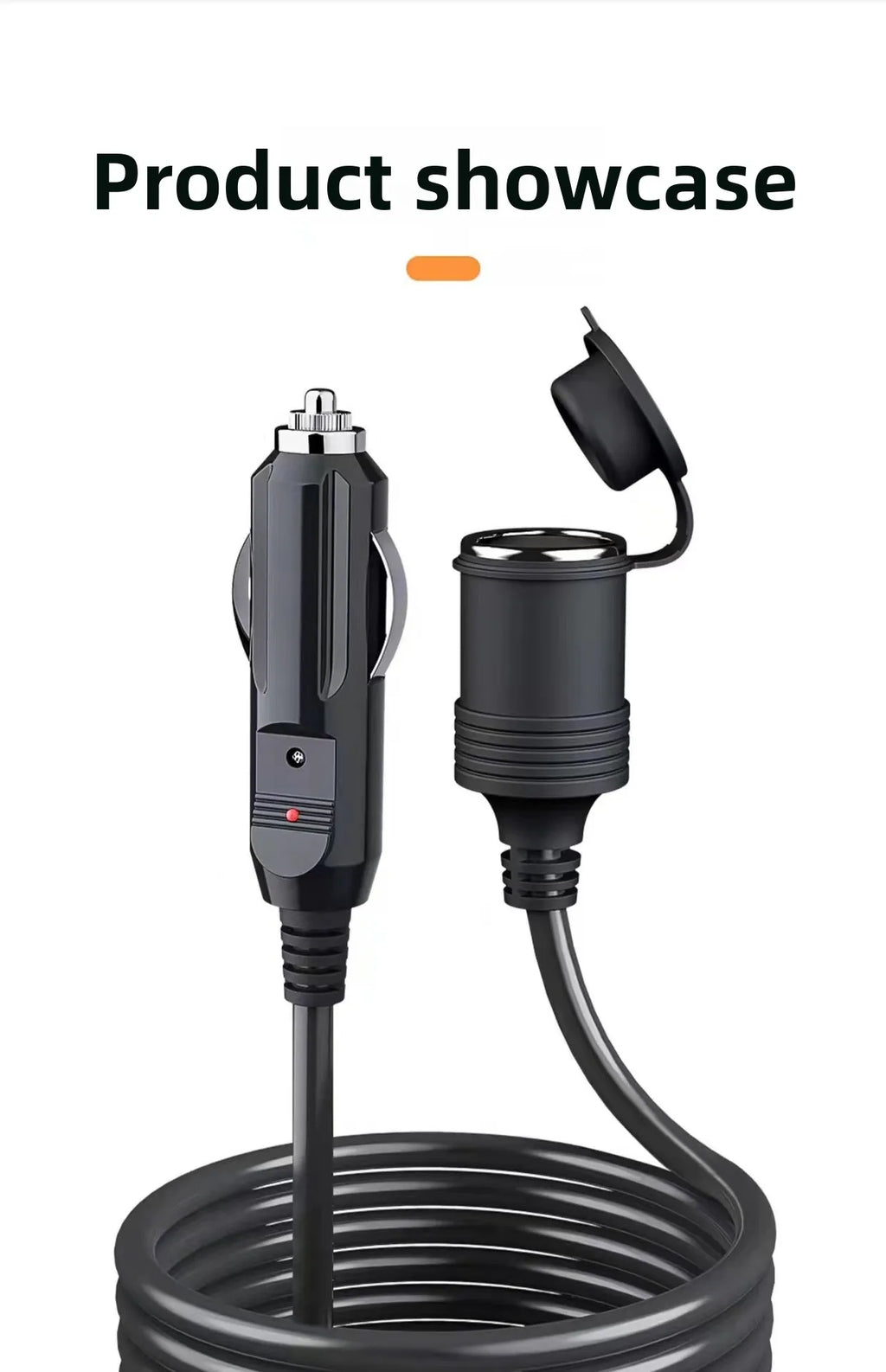 12AWG Car Cigarette Lighter Plug Cable, American Extension Cable To Sae Cable, SAE Cable Power Cord