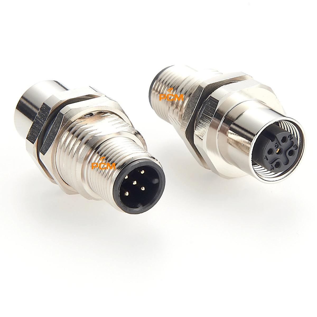 M12 Micro-C A-code 5-pin Signal Network Bulkhead Connector for Phoenix Contact Belden CAN DeviceNet NMEA2000 GPS Navigation PLC