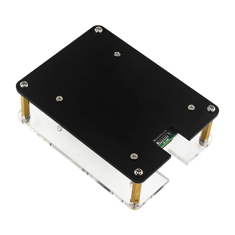 Raspberry Pi 5 Acrylic Case 1-5 Layer Transparent Enclosure PWN Cooling Fan Stackable Plate Shell for Raspberry Pi 5 RPi 5