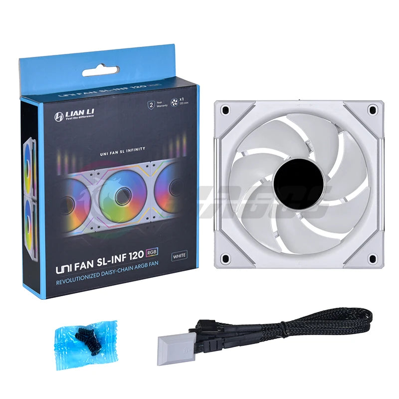 LIAN LI UNI FAN SL-INF 120 Infinity Mirror Fan RGB Case Radiator Cooler Gen.3 40 Leds L-Connect 3 120MM 140MM ARGB 5V 1/3Pcs