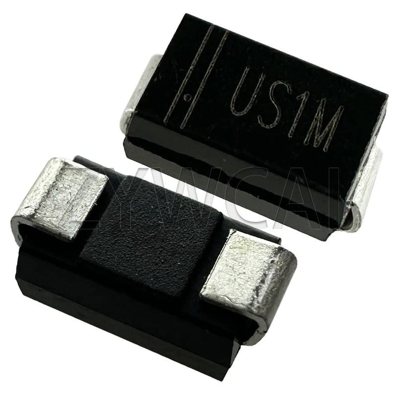 US1M SMA HER107 50PCS UF4007 DO-214AC 1A 1000V UM  ESD TVS Fast Recovery Diode