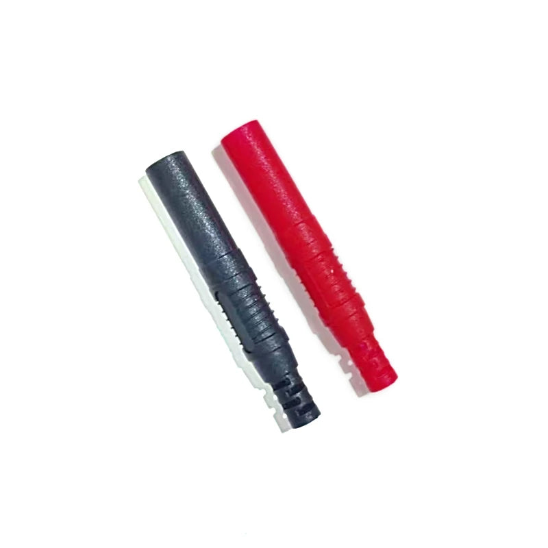 10Pcs/set Straight Insulated Safety 4mm Male Banana Plug Wire Solder DIY Connectors