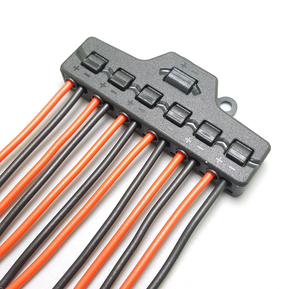 3/6 Ports Push-in Fast Quick Wire Connector Distribution Wiring Cable Splitter for LED Lighting Terminal Block