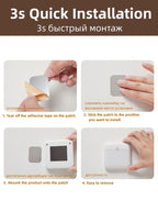 Motion Sensor Led Light Usb Charging Square Lamp for Bedroom Kitchen Stair Hallway Wardrobe Cupboard Lighting