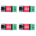 PD Trigger Module Type-C Fast Charging Test Board 5-20V Adjustable USB-C Power Detector Voltmeter for Power Bank 100W PD3.0 QC4+