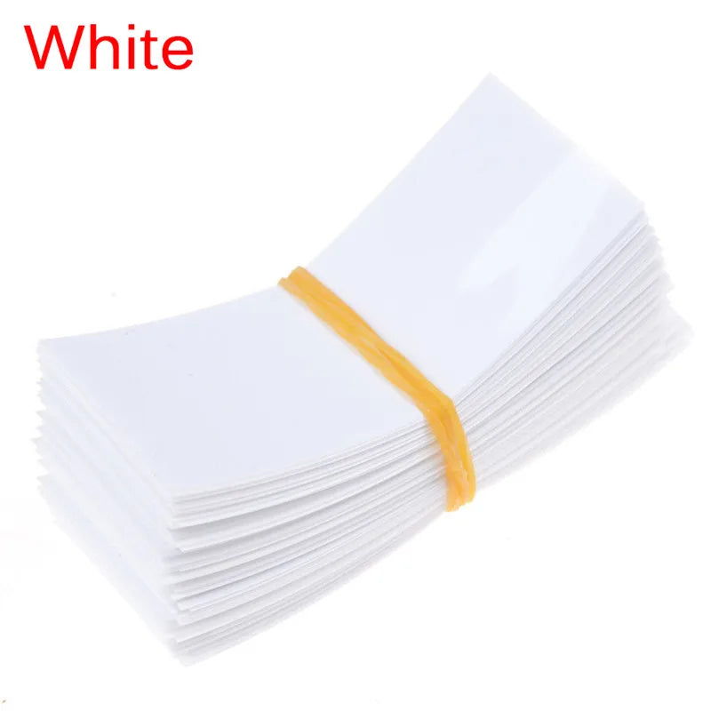 100pcs Li-ion 18650 Battery Wrap PVC Heat Shrink Tubing Precut For Battery Film Tape Battery Cover Shrinking Tube