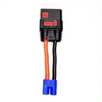 50mm 8/10/12AWG QS8-S Female To XT90 XT60 TRX EC5 Male Plug Anti-Ignition Conversion Cable Silicone Wire for RC Drone Aircraft