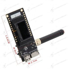T3S3 V1.0 ESP32-S3 LoRa SX1280 2.4G Development Board WiFi Bluetooth Wireless Module 0.96 Inch OLED Display Type-C
