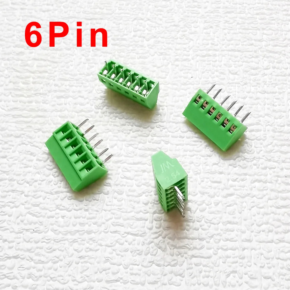 5/10pcs KF128 2.54mm PCB Mini Screw Terminal Blocks Connector for Wires KF128-2.54 2P 3P 4P 5P 6P 7P 8P 9P 10P 12P 16P Terminal