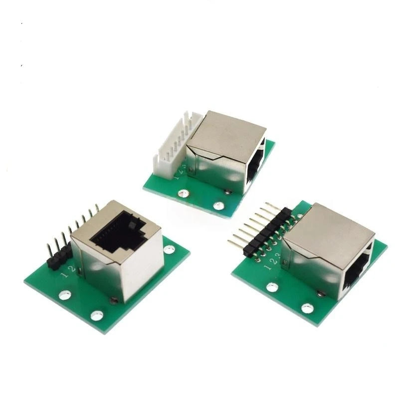 1PCS RJ45 Network Port 8P Adapter Board Vertical/Horizontal Adapter Board/Test Board Network Port Adapter Line Terminal