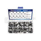 200Pcs BJT Transistor Kit 10 Values Bipolar Power Transistors A1015 BC327 BC337 C1815 S8050 S8850 2N2222 2N2907 PNP NPN