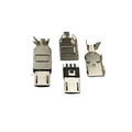 10Pcs USB Connectors Type B/Micro/Mini/USB2.0 Male Female Assembly Adapter DIY Soldering Repair Data Charging Plug Socket