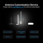 Outdoor 2.4GHz 5.8GHz Wifi Antenna Dual Band N Male Fiberglass 5G Antennas Wifi Extender for Hotspot 2.4 GHz Router