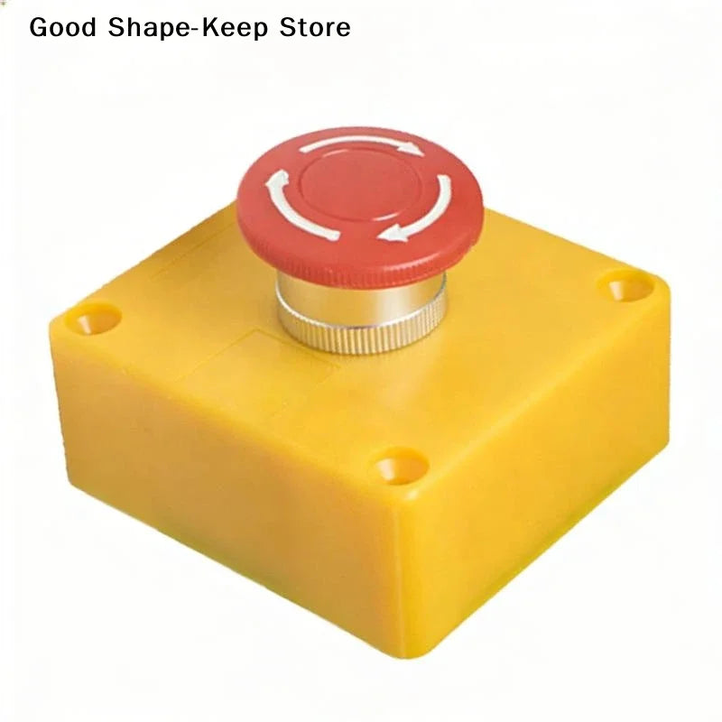 dailyWaterproof Emergency Stop Push Button Box 10A Safety Power Off  for Factory Automation and Equipment Protection