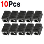 RJ45 Coupler Ethernet Cable Connectors Female To Female 1000Mbps High-speed Network Extender Adapters for Cat7/Cat6/Cat5/Cat5e