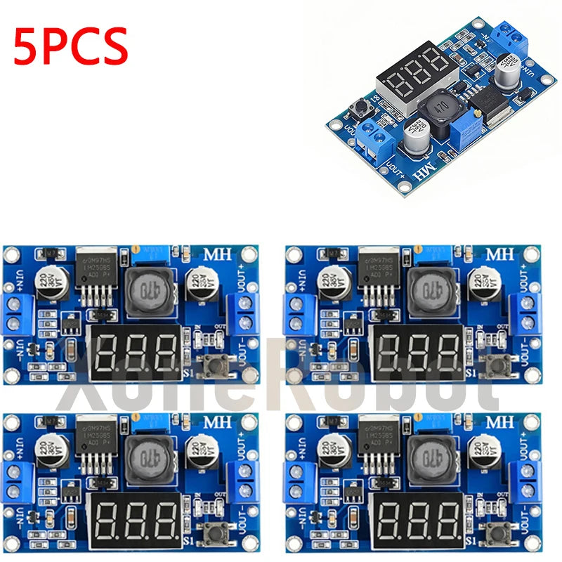 1-10PCS LM2596 DC DC Step Down Converter Voltage Regulator LED Display Voltmeter 4.0~40 to 1.3-37V Buck Adapter Adjustable Power