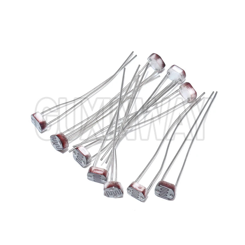 50PCS/lot LDR Photo Light Sensitive Resistor Photoelectric Photoresistor 5528 5506 5516 5537 5539 GL5528 For Arduino