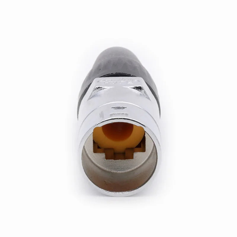 10pcs/lot RJ45 Waterproof Connector RJ45 Aviation Male Plug Network Adapter LAN Ethernet Network Converter Panel Mount