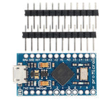 SAMIROB Pro Micro ATmega32U4 5V 16MHz Original Chip Replace ATmega328 For Arduino Pro Mini With 2 Row Pin Header