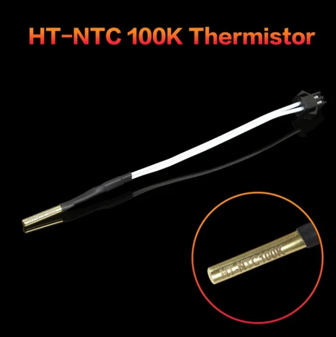 XCR3D 3D Printer Part 100k ohm B3950 NTC Thermistor Temperature Sensor HT-NTC100K 1 Meter 1.5m 2M Cable with Plug Connector